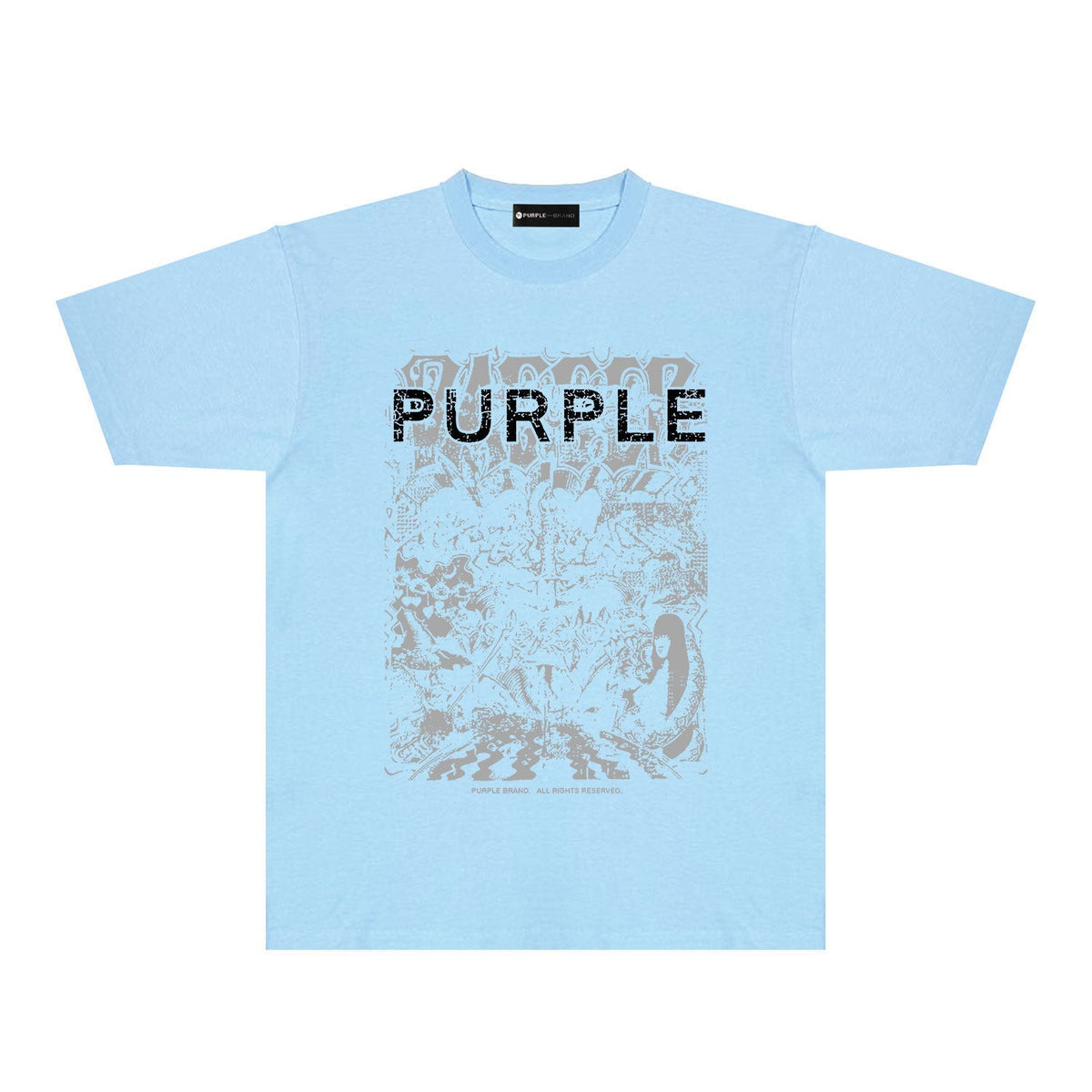 Street style Purple Brand T-shirt