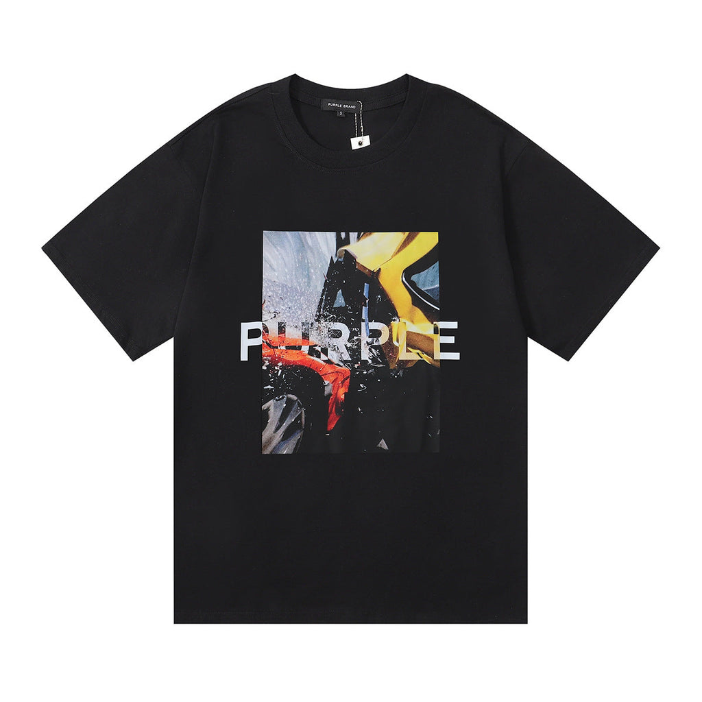Street style Purple Brand T-shirt
