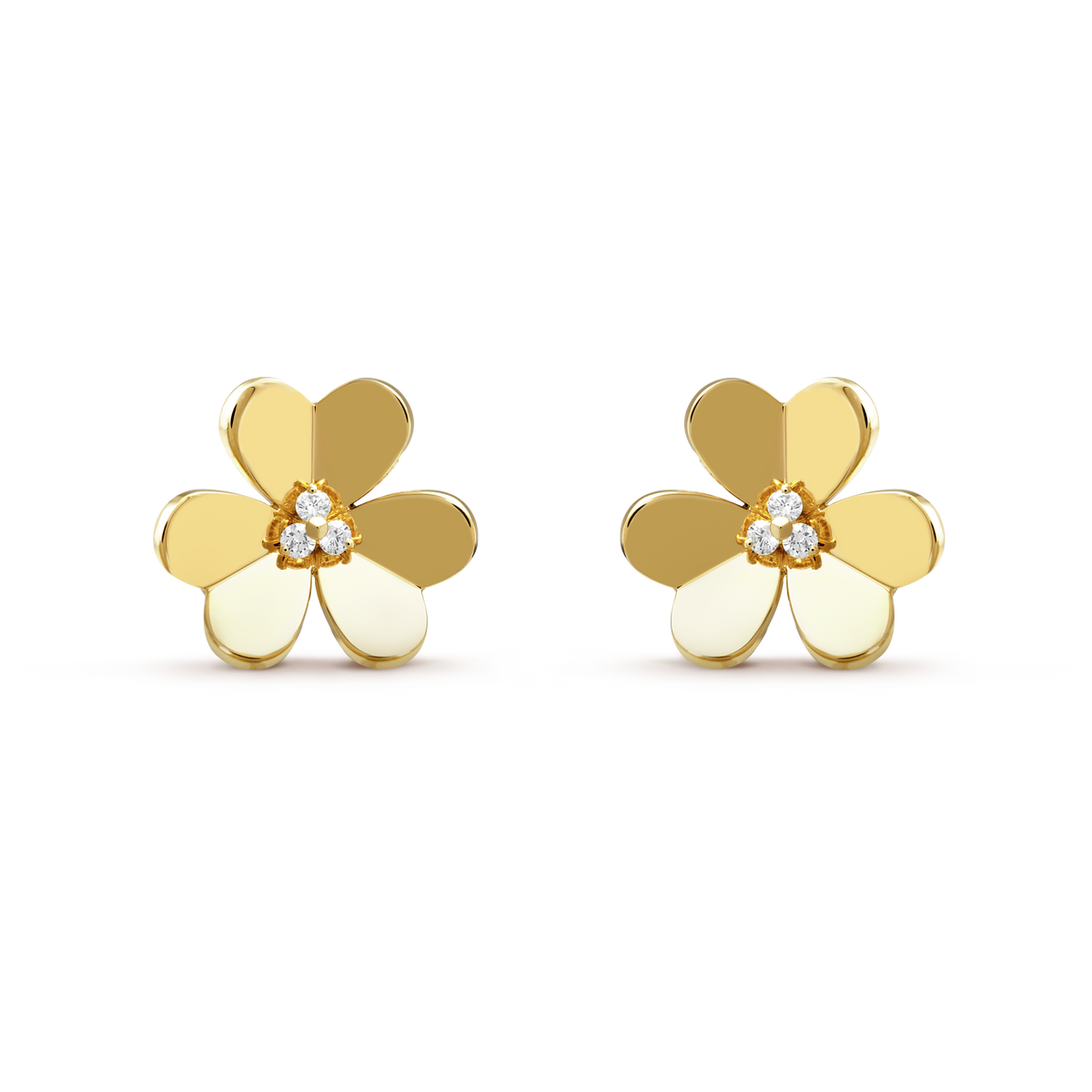 Van Cleef & Arpels Frivole Large Flower Earrings