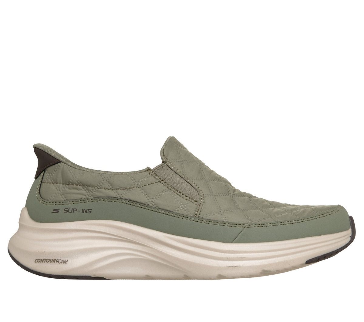 Skechers Slip-ins: Contour Foam - Cozy Fit Nordain, OLIVE